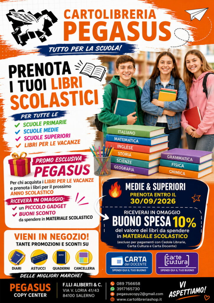 prenotazione libri scolastici Salerno sconti